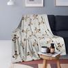 Cats Doing Yoga Poses Pattern Blankets Soft Warm Flannel Throw Blanket Cover For Bed Living Room Picnic Travel Home Sofa
