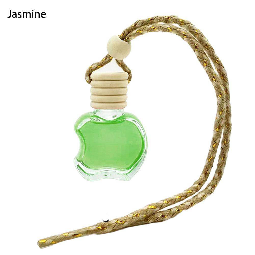 Car Hanging Glass Bottle Air Freshener Empty Bottle Aromatherapy Pendant Diffuser Auto Rearview Mirror Car Air Freshener