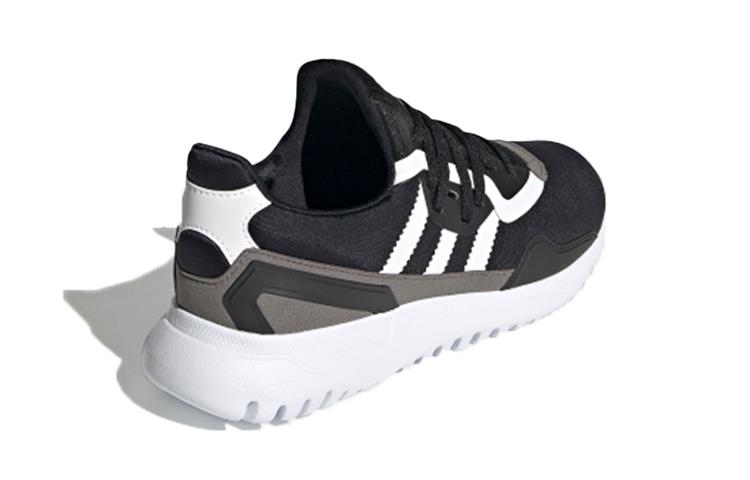 Adidas Originals Flex Collection El C Low top Sports Casual Shoes Black White Children Aged 3 7 Years Old FX5323