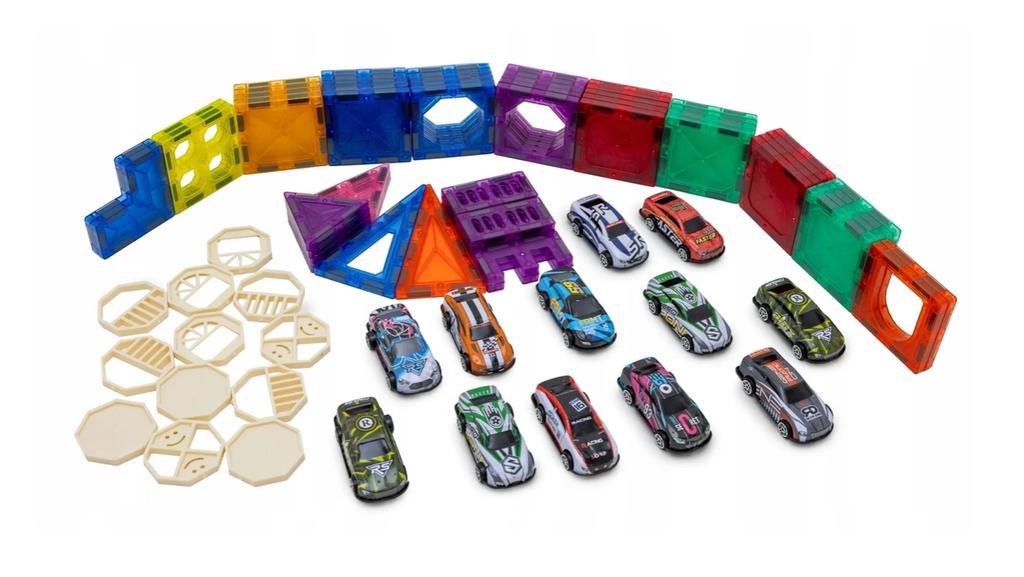 Magnetic Construction Educational Blocks For Children Car Track 82E