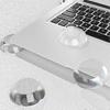 Wall Door Stop, 4.7cm1cm Transparent Door Stopper, Adhesive Door Stopper Shock Absorber Door Handle Protector for Kitchen, Bathroom, Office (Round-6