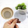 50PCS/Set Plastic Flower Pot Hole Mesh Pad Round Prevent Soil Loss Bonsai Drainage Screens Breathable Flower Pot Bottom Mat