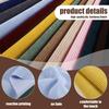 16 Pieces Wale Corduroy Fabric Solid Plain Thick DIY Sewing Crafts Materials Stretch Corduroy Fabric for Coat Shirt Dress Pants Costume Sofa DIY