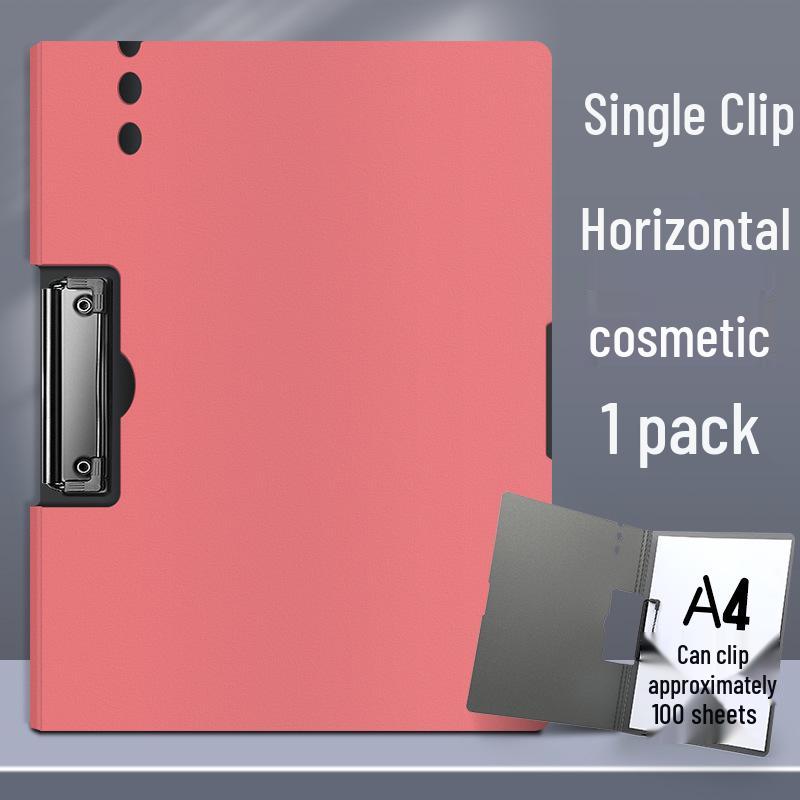 Thick A4 Clipboard with Double Clips and Loose-leaf Holder for Office Use