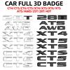 ABS Car Logo Fender Side Rear Tail Door Trunk Sticker CT4 CT5 CT6 CTS XT4 XT5 XT6 XTS ATS Emblem For 25T 28T 40T AWD