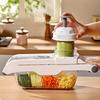 Stainless Steel Vegetable Cutterm,Multifunctional Slicer, Dicer, and Shredder with Adjustable Thickness for Potatoes,Carrots,Vegetable Slicer,Chopper