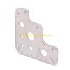 F26C Leather Cutting Tool Corner Cutter Drawing Template Portable Stainless Steel Ruler with Easy to Read Scale