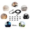 Adjustable DC5525 Output Cable for USB C PD Sources, 5V-20V Selection Display, 14 Right-Angle Barrels Tips and Braided 1.28 M Cable
