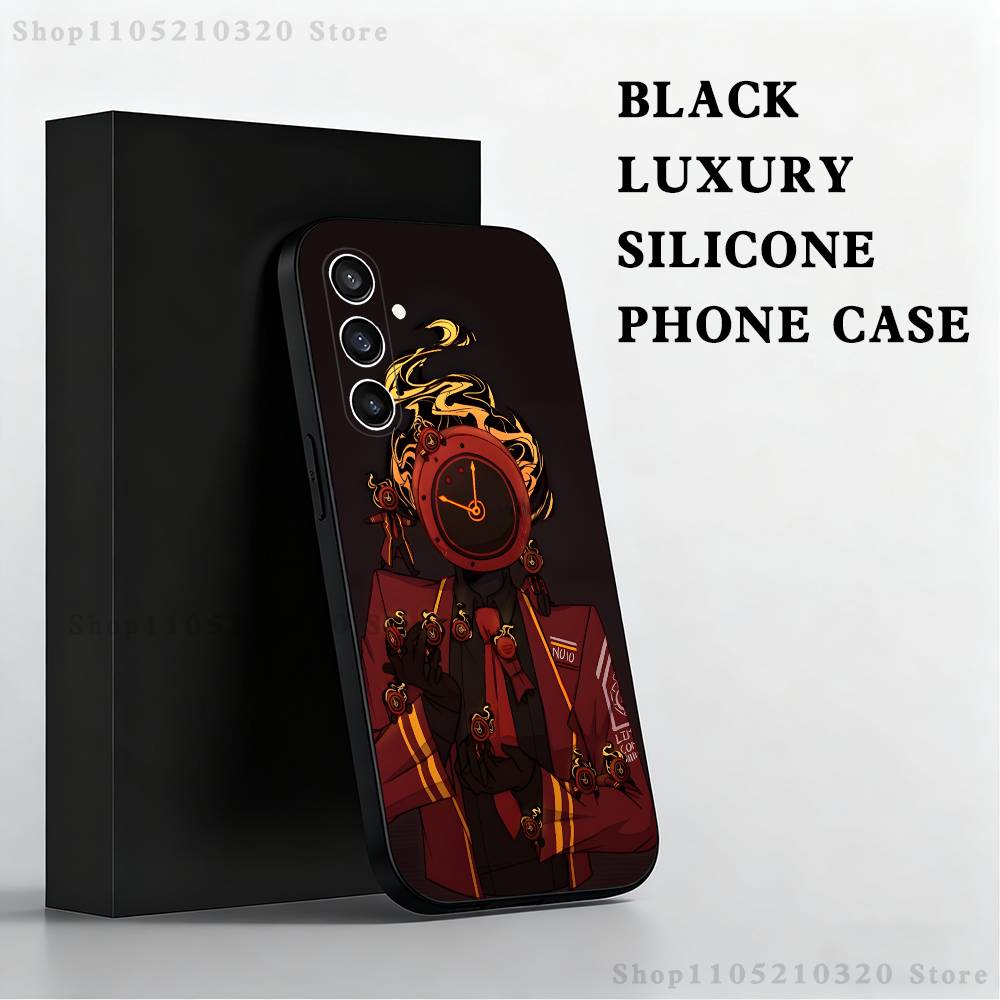L-Limbus Company Game Phone Case For Samsung S 25,24,23,22,30,21,10,9,Ultra,Plus,Lite,FE,4,5 G Black Soft Case