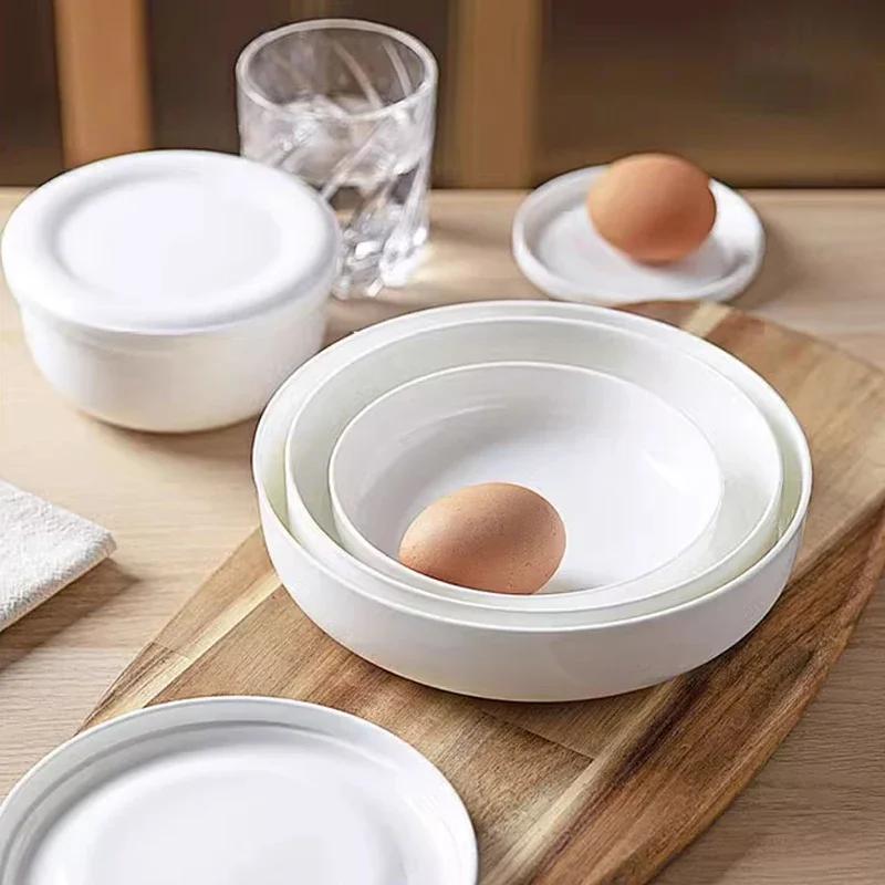 Creative Solid Color Ceramic Egg Bowls Light Luxury Restaurant Dessert Bowl Home Delicious Dishes Soup Bowl Unique Tableware