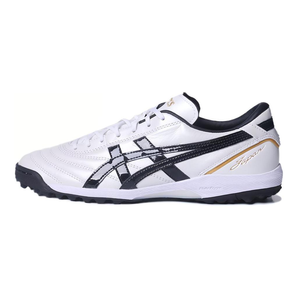 Asics C3 Pohodlné ležérní TF (Gumové cvočky) Kopačky na tvrdý povrch s umělou trávou z klokaní kůže Pánské kopačky Bílé 1113A032-100