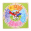Wooden Teaching Clock Math Learning Teaching Clock Learning Time Clock Toy 25-26s