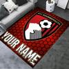 Custom Name Afc Bournemouth Carpet Rug for Living Room Bedroom Home Sofa Decoration,Kids Play Non-slip Floor Mat