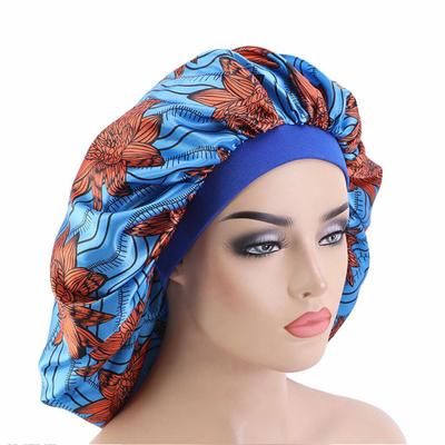 Oversized Female Satin Beanie Elastic Sleep Cap Female Headgear Night Cap Turban Chemical Cap