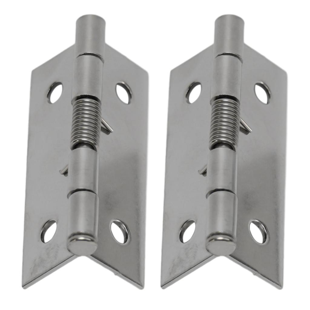 Door Internal Hinge Self Closing Spring Stainless Steel Install By Screw