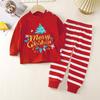 Pantaloni invernali per bambini a maniche lunghe o collo T-shirt Set pantaloni larghi casual da 2 pezzi in cotone con stampe di cartoni animati