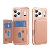 Applicable To IPhone17Pro Max Card Mobile Phone Case 16 15Pro Left and Right Flip Case XR Anti-drop Protective Case