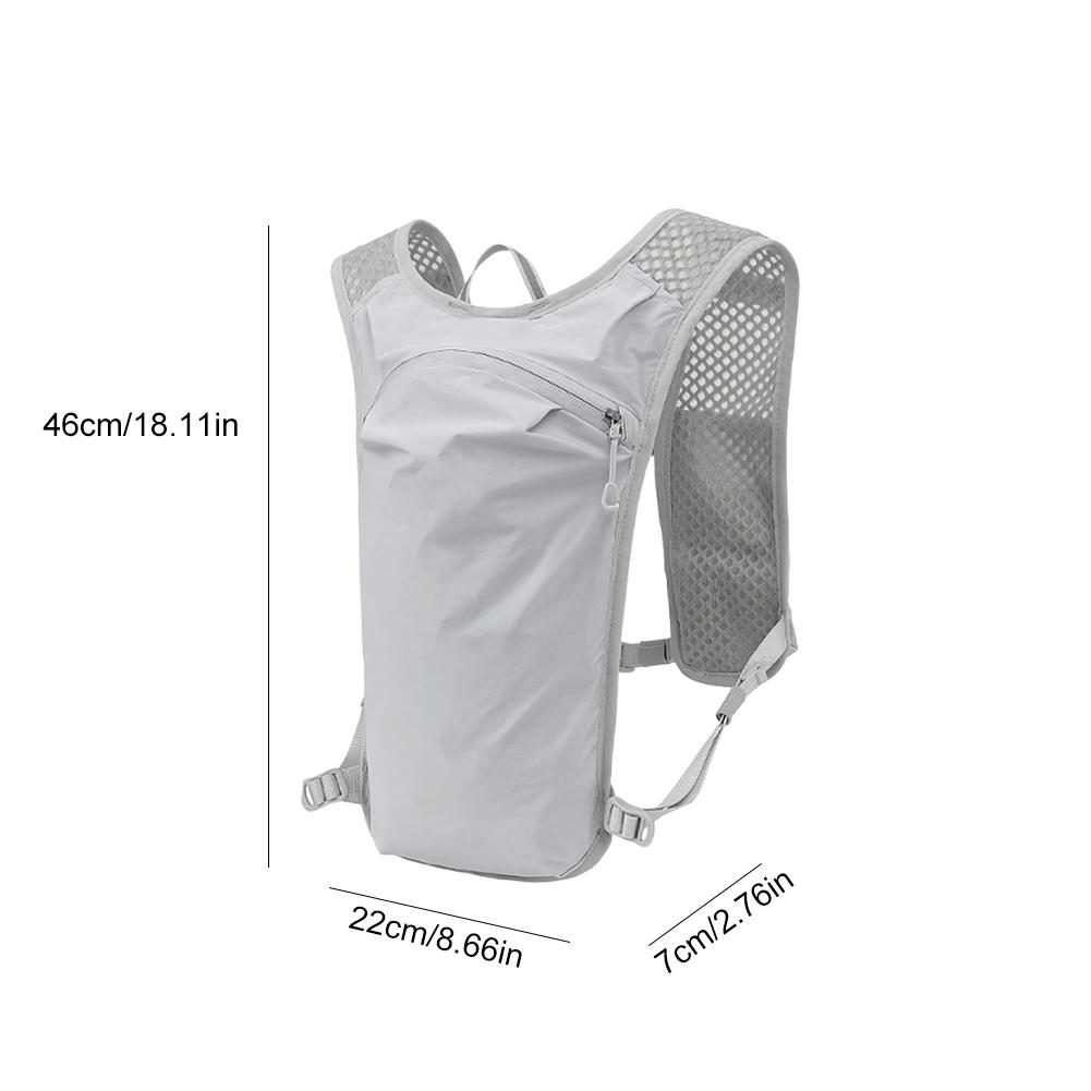 Outdoor Running Hydration Vest Trail Running Backpack Breathable Ultralight Hydration Vest Marathon Bicycle Bag Climbing Bag