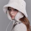 WHITE SANDS Fur Detachable Earmuff Bucket Hat Osley (6 Colors)