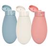 3pcs Empty Shampoo Shower Gel Tubes Liquid Travel Bottles Lotion Silicone Sub Bottle