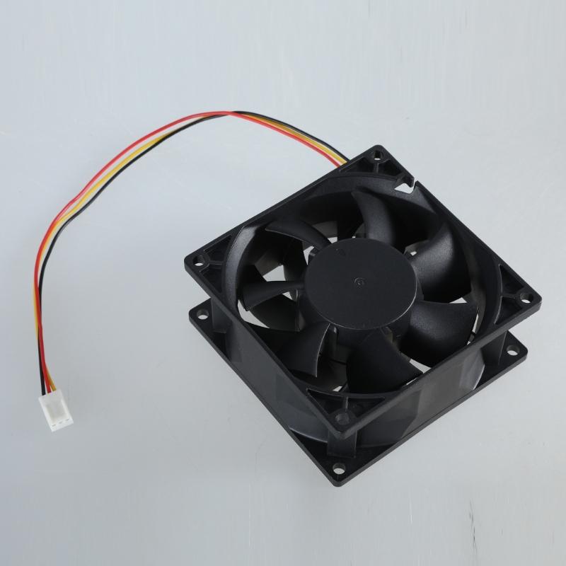 24V Cooling Fan 9x9cm FFB0924EHE 4800RPM With Temperature Monitoring Alarm Function for Computer/Server Radiator