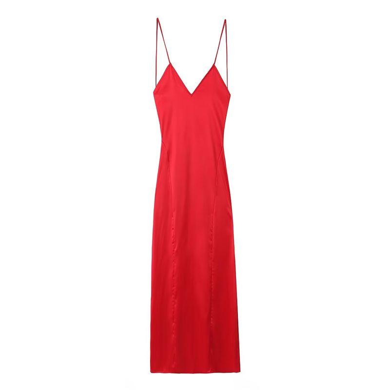 Kaslead New Arrival Women's Clothing Fashion Style Fashion Silk Satin Texture Intimates Style Dress 8325840 800