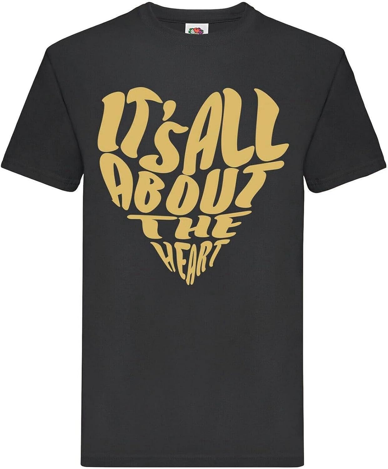 It’s All About The Heart Mens T-Shirt L чёрный