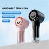 New Portable Handheld Mini Fan, Neck Hanging Strong Wind Fan, Mist Fan, USB Rechargeable Personal Fan, Large Capacity Battery Long-Lasting
