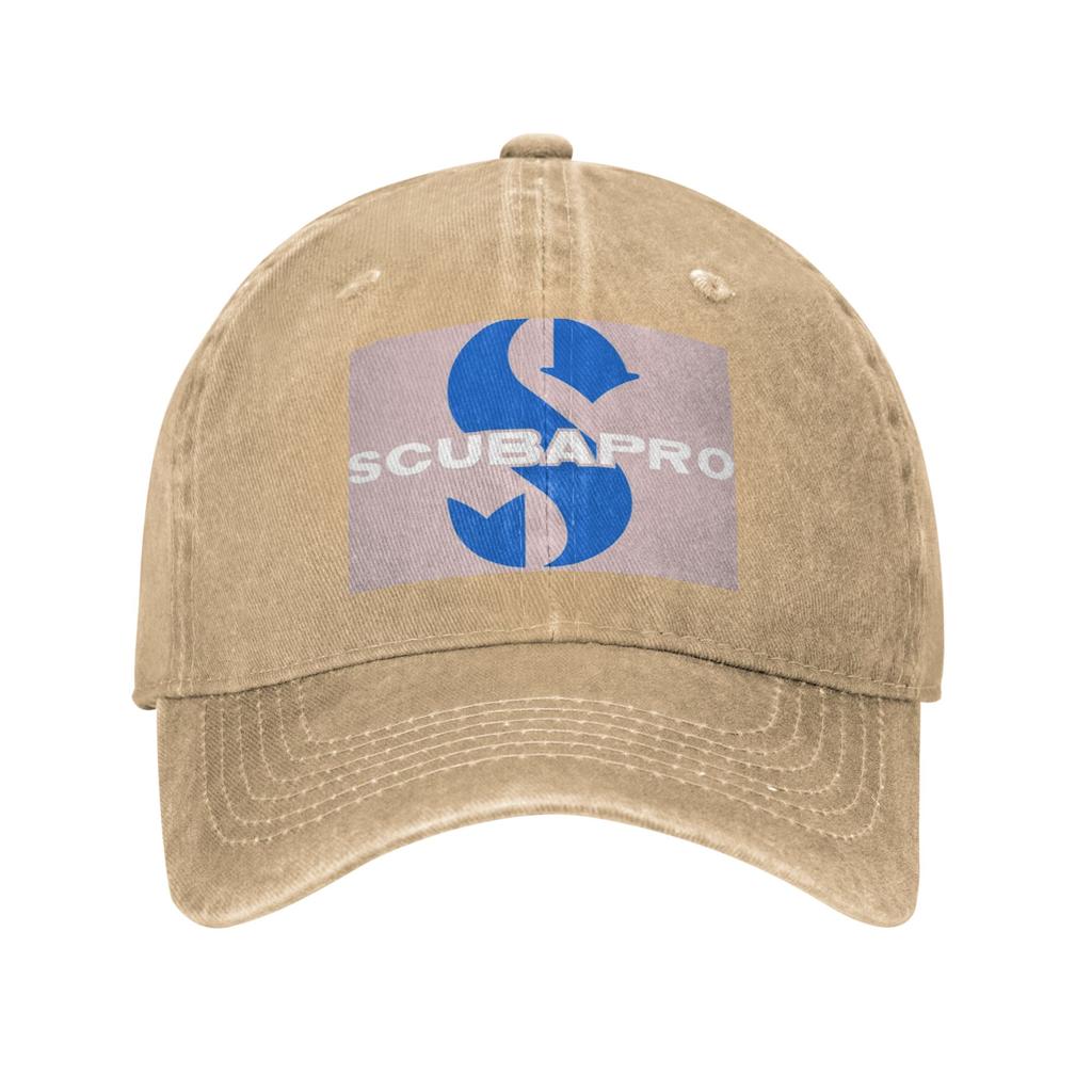 Scubapros Tauchlogo Baseballkappen Mode Gewaschene Jeanshüte Outdoor Verstellbare Kappe Sport Baseball Cowboyhut für Unisex