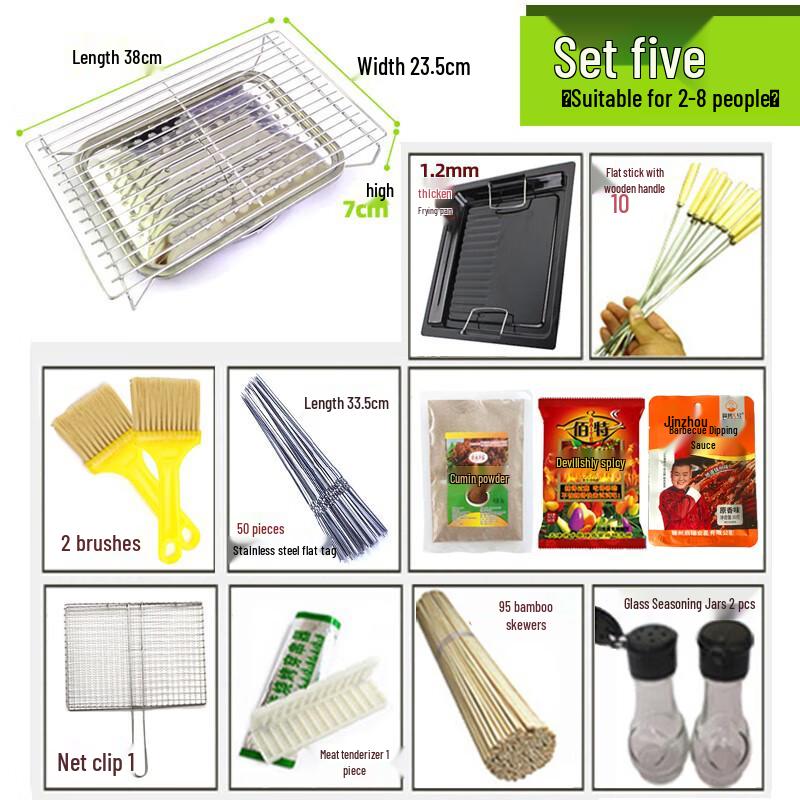 Portable Stainless Steel BBQ Grill