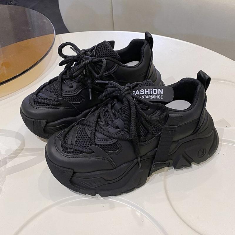 

Douyin popular dad shoes 2024 autumn ultra-light shock absorption and heightening platform casual sports shoes ins show small feet 40