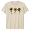 Faith Hope Love Sunflower Christian T-Shirt