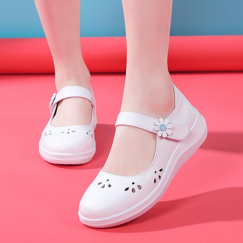 White Skidproof Nursing Mother Resistant Work Shoes Ladies Casual Plus Size Women