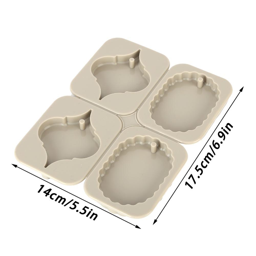 

with Hanging Hole Candle Mold Flexible Aromatherapy Mold Creative Silicone Mold Jewelry Making Sharp peach oval