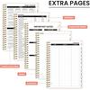 A5 Academic Planner Book Spiral Binding Planner Book Portable Agenda Notebook  Students