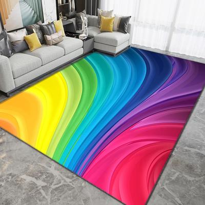 3D Vizuální Koberec Abstraktní Koberec do Obývacího Pokojového Koberce do Ložnice Dekorační Deka na Pohovku Domácí Dekorace Plošný Koberec