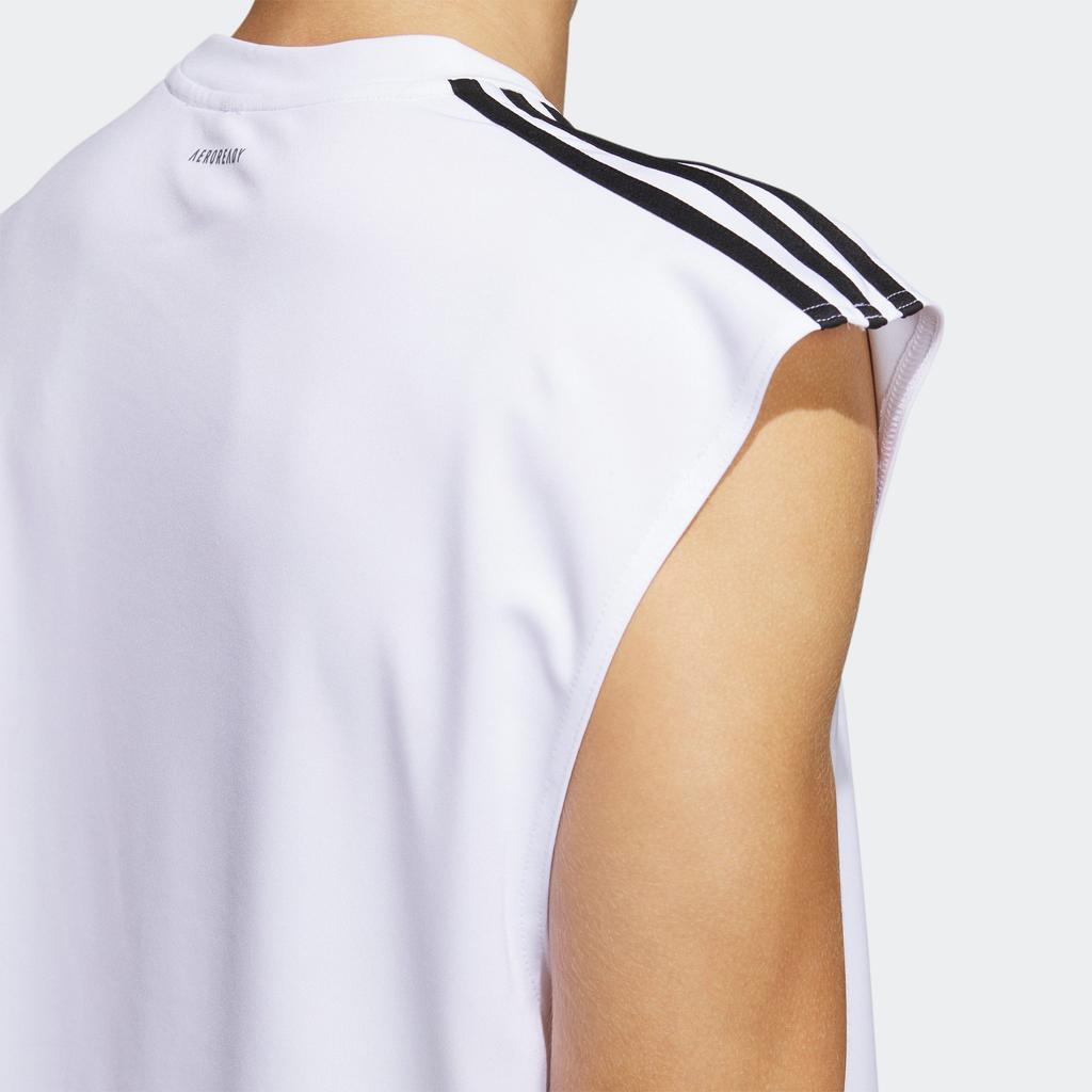 adidas Tanktops Herren Weiß Rundhalsausschnitt Moderate Gerade Passform IC2468