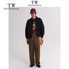 Teenie Weenie Men's American Retro Washed Loose Straight Cargo Jeans