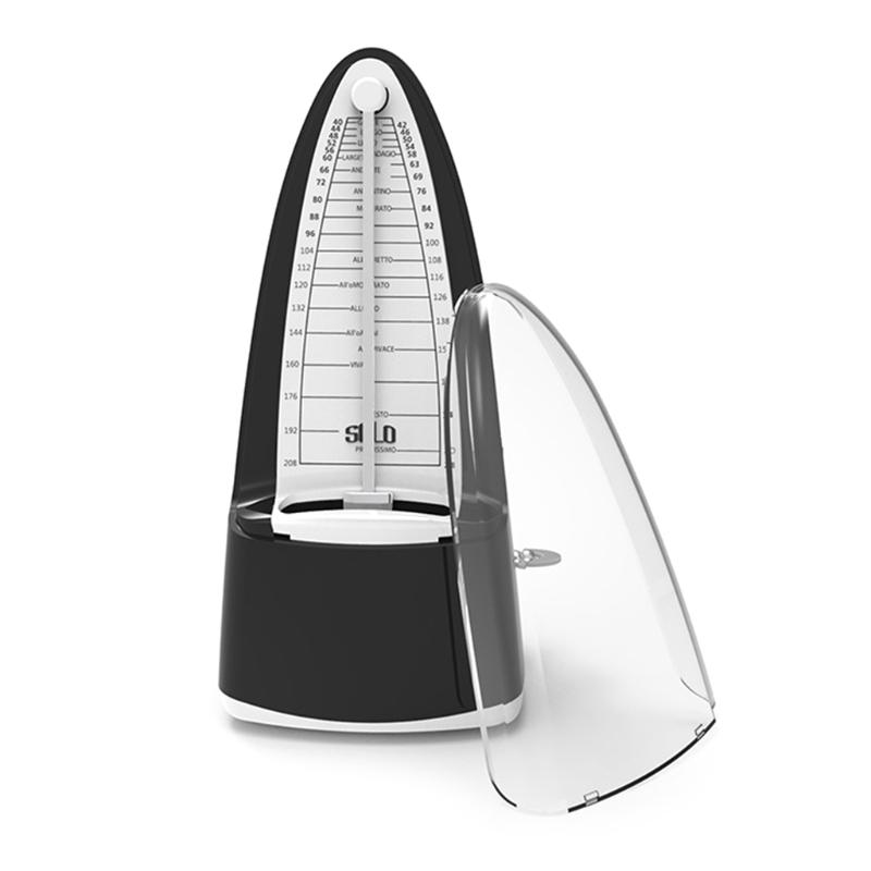Mechanical Metronome Wood Grained Loud Sound/High Precision for Piano/Guitar/Violin/Drum and Other Instruments