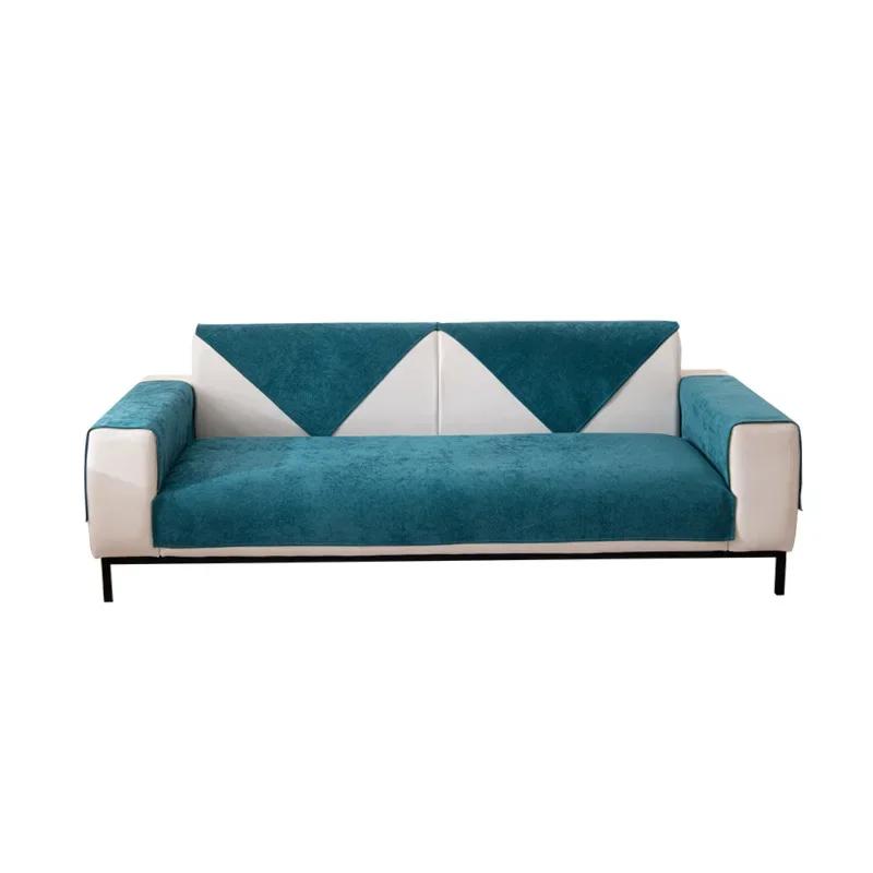Vanntette sofatrekk ensfarget sklisikker sofabeskyttelse slipcover sofapute kjæledyr barnematte sofaer håndkle til stue