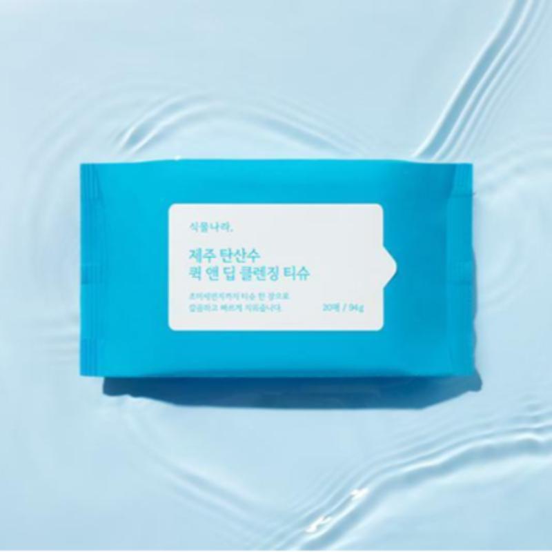 Sikmulnara Jeju Sparkling Water Quick & Deep Cleansing Tissue 20 Sheets