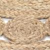 VidaXL Jute Rug Braided Design 150 Cm Round