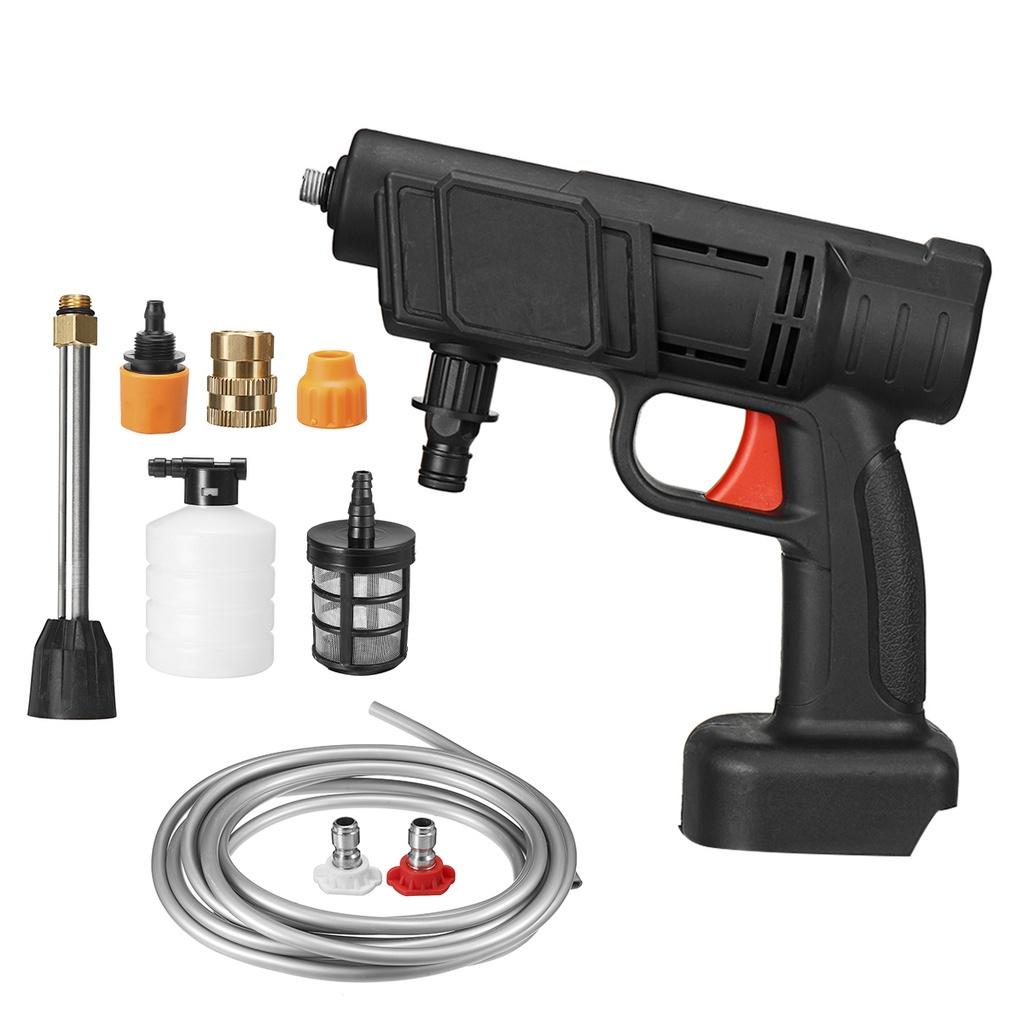 200W Cordless High Pressure Washer Car Washing Machine Water Spayer Gun Vehicle Cleaning Tool