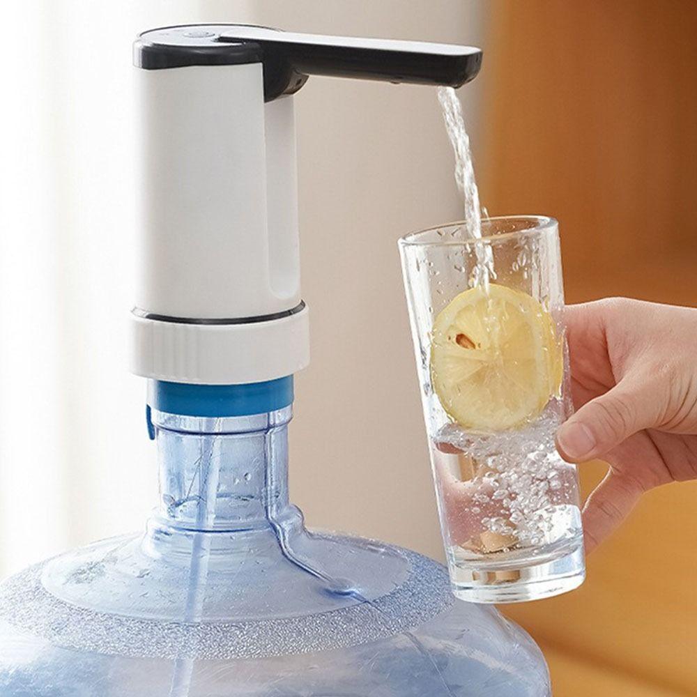 

USB Charging Electric Water Pump Touch Button Wireless Water Bottle Pump Kitchen белый
