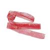 Fashion Creative Red Flower Printing Christmas Ribbon Christmas Tree Decoration