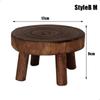Wooden Plant Stand Flower Pot Base Holder Stool Garden Flower Display