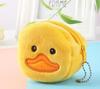 Women's Cute Coin Wallet Cartoon Soft Plush Small Coin Purse Bag for Women Penguin Animal Zippper Coin Money Card Purses Cases