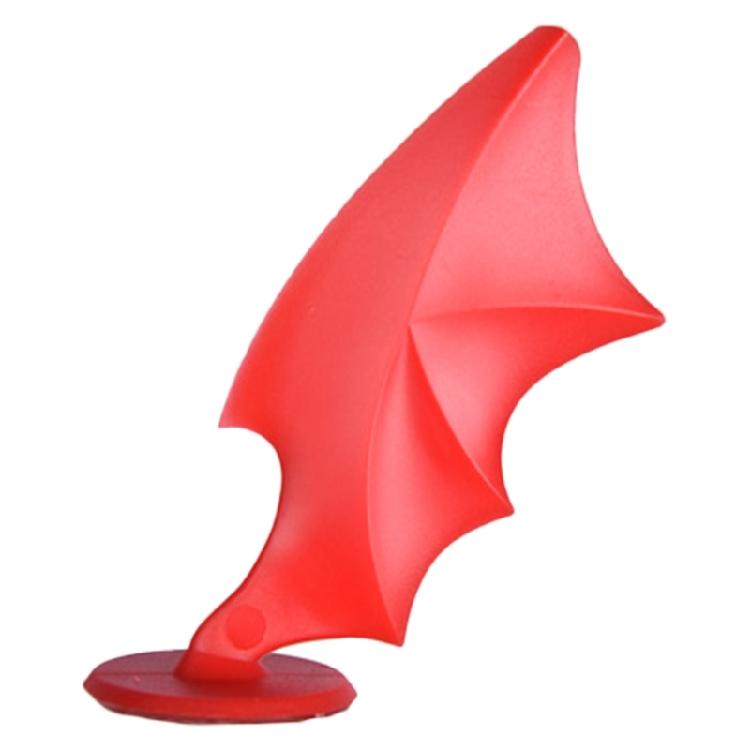 

Transform Your Helmets Eye Catching Decorations with Devil Horns, Easy Stick on Design Suitable for Ski and Bike Helmets червоний