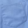 Dibinzhe Men's Plus Size Striped Short Sleeve Casual Shirt