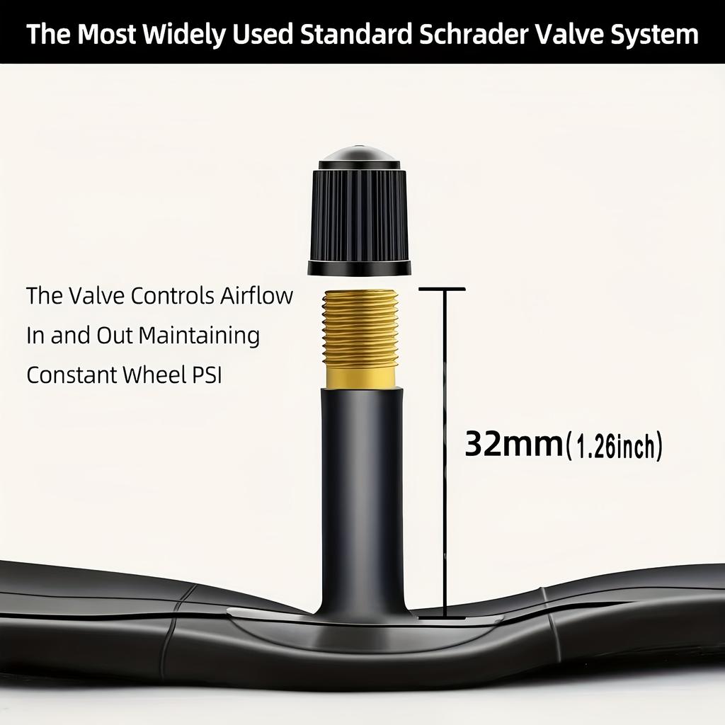 4Root 26Inch Tire Inner Tube Bicycle Rubber Tire Inner Tube Bicycle Tire Mountain Bike Inner Tube Bicycle Rubber Inner Tube width1.75Arrive2.125Inch